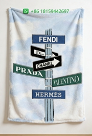 Hermes Throw Blankets
